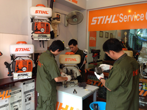 Sửa chữa máy phun thuốc Stihl SR420, SR430 - Trọng Tín